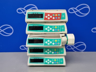 4 x Braun Infusomat Space Infusion Pump and 1 x Perfusor Space Syringe Pump