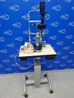 Haag Streit Slit Lamp on Table - 2