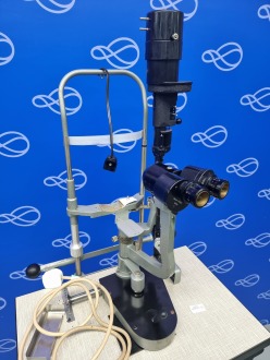 Haag Streit Slit Lamp on Table - 3