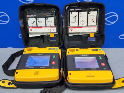 2 x Medtronic Lifepak 1000 Defibrillator