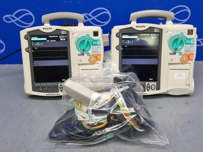 2 x Philips Heartstart MRx Defibrillator
