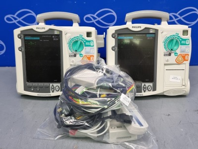 2 x Philips Heartstart MRx Defibrillator with Pace Function