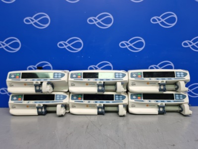 6 x CareFusion Alaris GH Syringe Pump