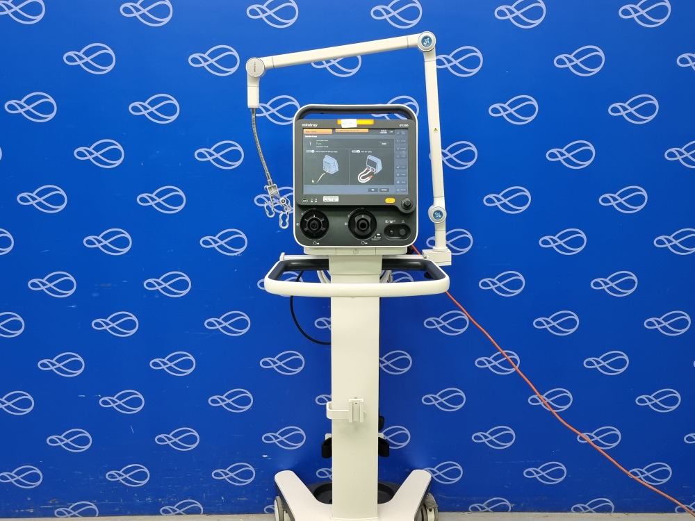 Mindray SV300 Ventilator on Rollstand