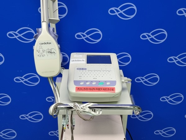 Nihon Kohden Cardiofax M ECG-1350K ECG Recorder on Trolley