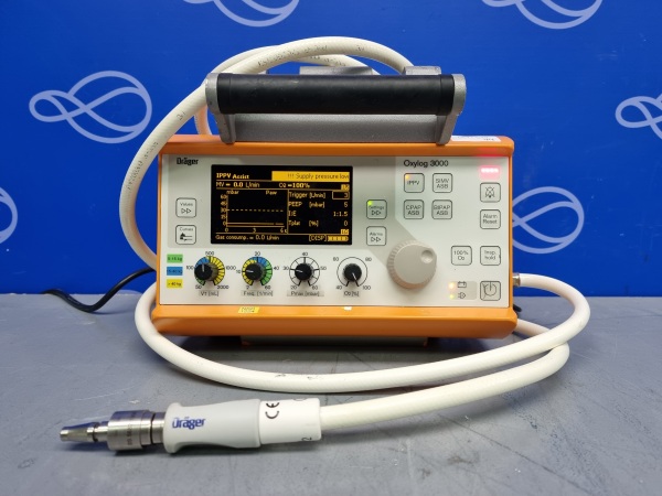 Draeger Oxylog 3000 Portable Ventilator