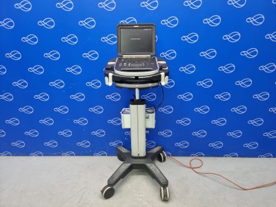 Sonosite Edge II Ultrasound System on Edge Stand with Sonosite Triple Transducer Connect - No HDD