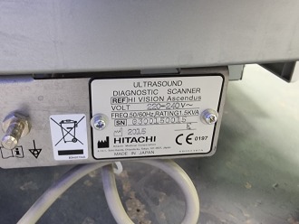 Hitachi HI Vision Ascendus Ultrasound - 6