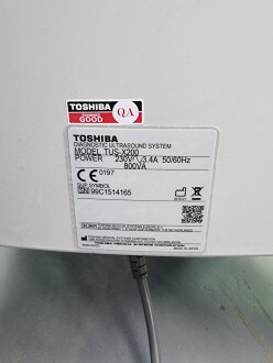 Toshiba Xario 200 Ultrasound (Software Fault) - 5