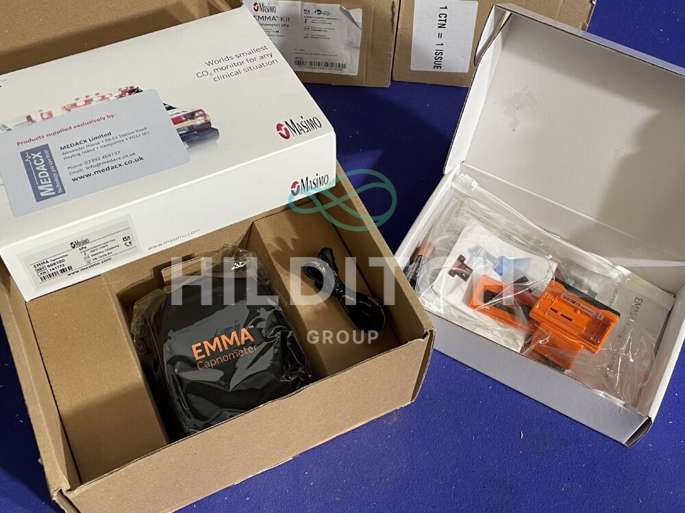 4 x EMMA Masimo Capnometer Co2 Monitors