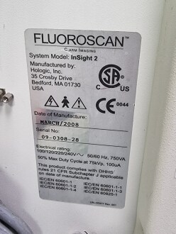 Hologic Fluoroscan InSight 2 Mini C-Arm - 6