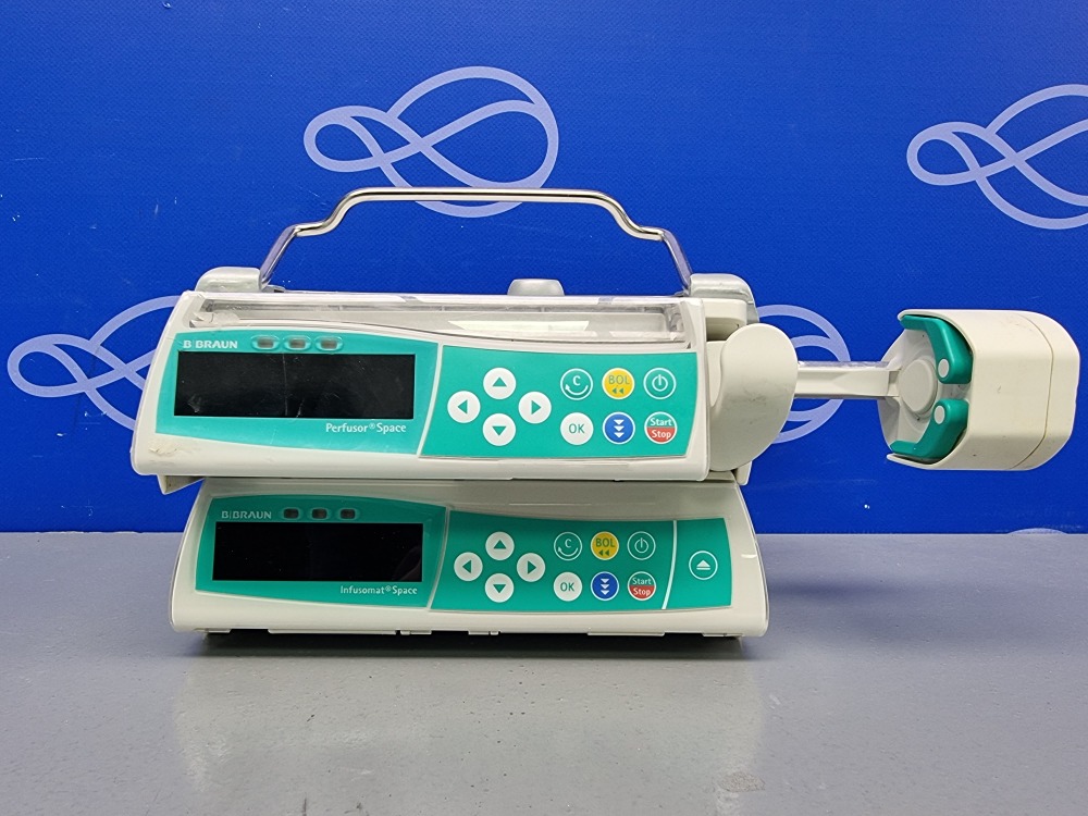 Braun Perfusor Space Syringe Pump and Braun Infusomat Space Infusion Pump