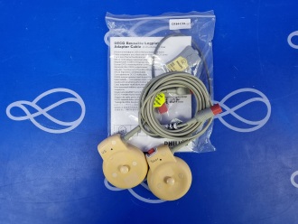 Philips Avalon M2735A Toco Transducer, Philips Avalon M2736A Ultrasound Transducer and Legplate Adapter Cable