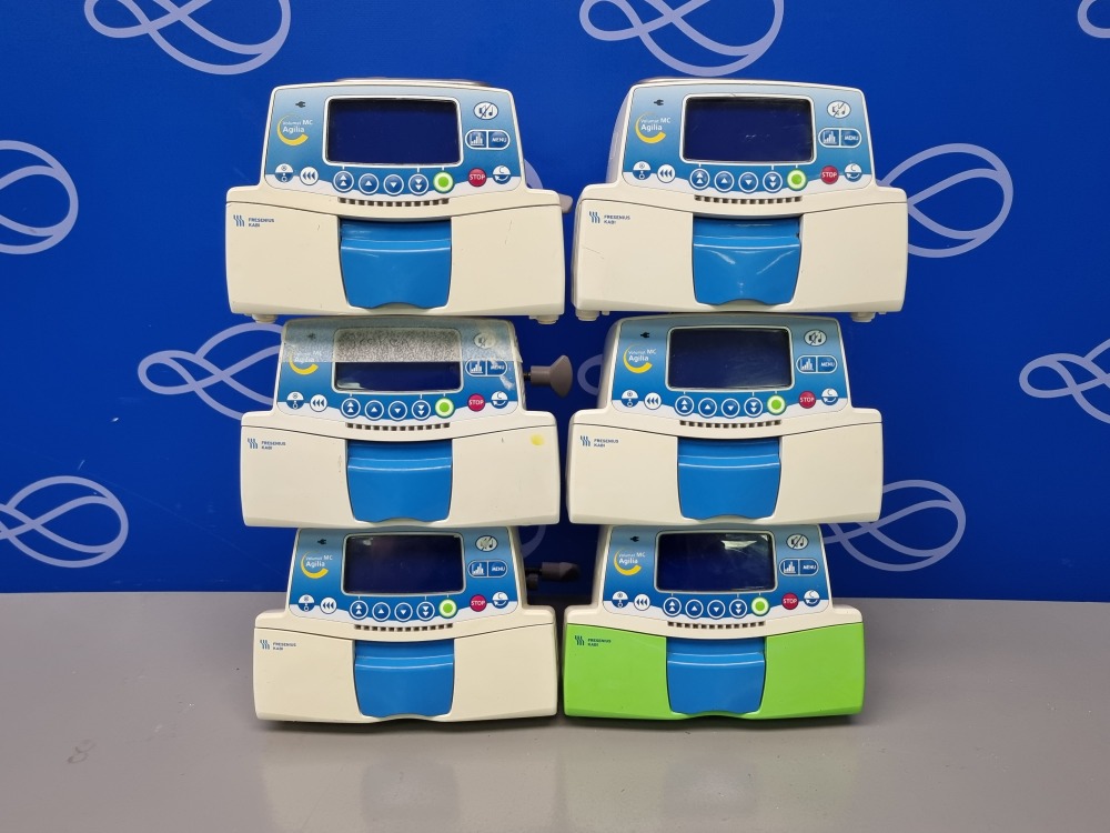 6 x Fresenius Kabi Volumat MC Agilia Infusion Pump