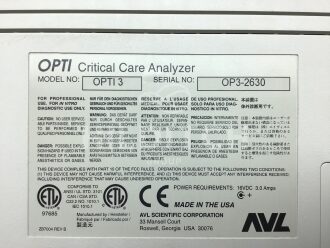 AVL OPTI 3 Electrolyte and Blood Gas Analyser - 5