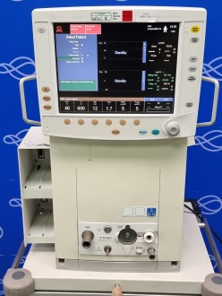 GE Datex Ohmeda Engstrom Carestation Ventilator on Trolley - 3