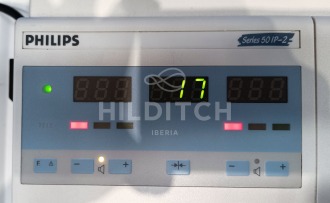 Philips Series 50-IP-2 Fetal Monitor with 3 Transducers and Trolley - 3