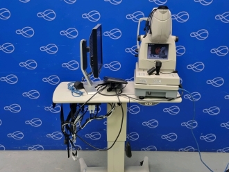 Topcon TRC-NW8 Non-Mydriatic Retinal Camera on Table