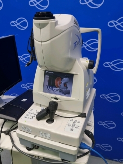 Topcon TRC-NW8 Non-Mydriatic Retinal Camera on Table - 2