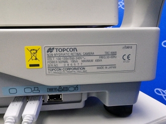 Topcon TRC-NW8 Non-Mydriatic Retinal Camera on Table - 5