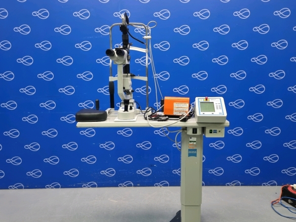 Zeiss VisuLas 690S YAG Laser Slit Lamp on Table