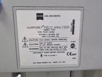 Zeiss Humphrey Model 740i Field View Analyser on Table - 4