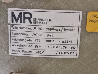 Siemens RF Body Coil 094 - 3