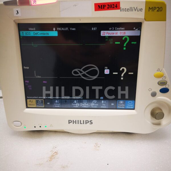 7 x Philips MP20 Patient Monitors