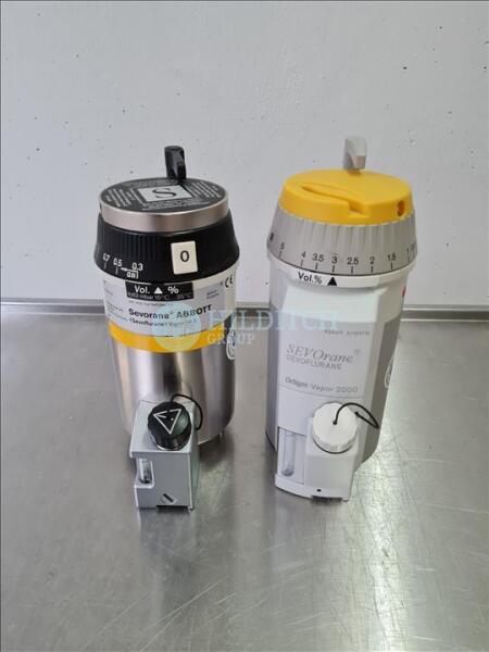 1 x Draeger Vapour Sevoflurane Vaporiser and 1 x Vapor 19.3 Vaporiser