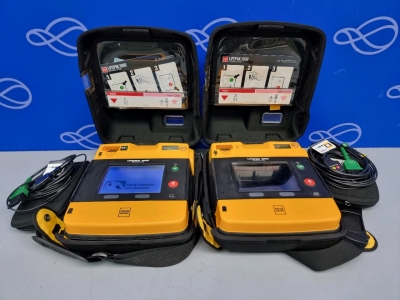 2 x Physio Control Lifepak 1000 AED Defibrillator