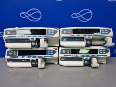 4 x Carefusion Alaris GH Plus Syringe Pump