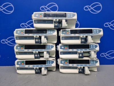 7 x Carefusion Alaris CC Guardrails Plus Syringe Pump