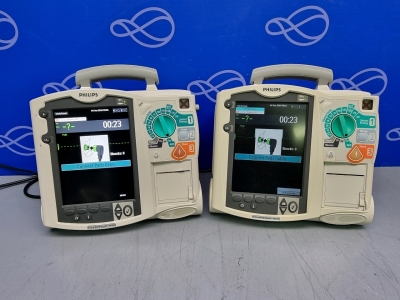 2 x Philips HeartStart MRx Defibrillator