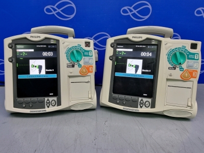 2 x Philips HeartStart MRx Defibrillator