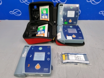 3 x Philips Heartstart FR2+ Defibrillator