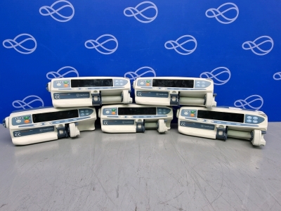 5 x Alaris CC Plus Guardrails Syringe Pump