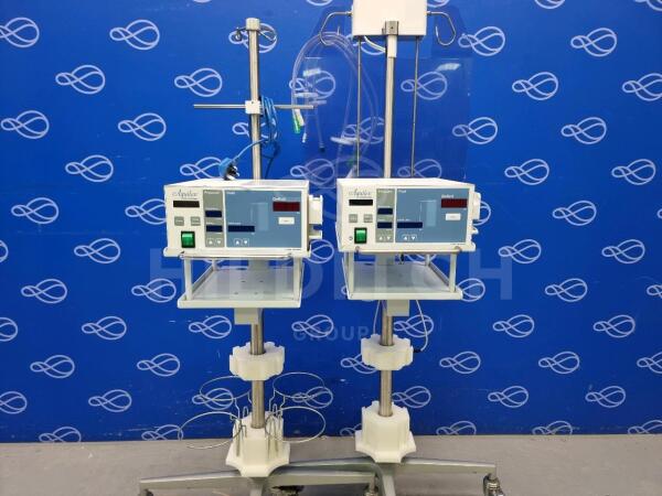 2 x Hologic Aquilex Fluid Control System on Rollstand