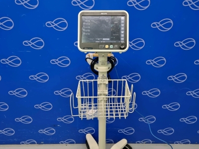 Philips Efficia CM100 Patient Monitor on Rollstand