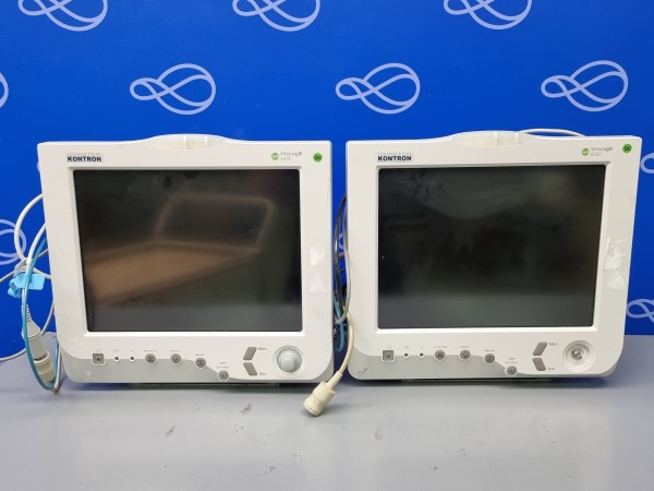 2 x Charter Kontron VitaLogik 6000 Patient Monitor