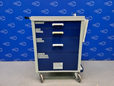 Medisco Medical Systems Crash Trolley