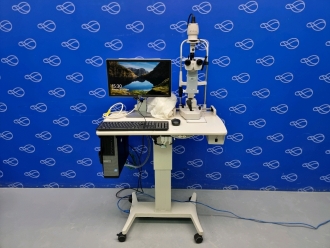 Topcon SL-D7 Slit Lamp on Table