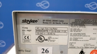 Stryker 40L High Flow Insufflator - 5