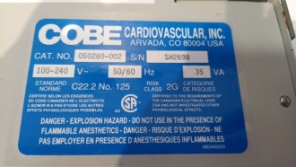 Cobe SAT/HCT Monitor - 8