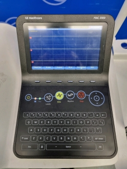 GE Mac 2000 ECG Recorder on Trolley - 2