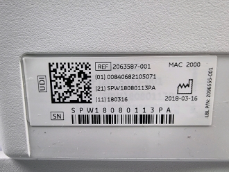 GE Mac 2000 ECG Recorder on Trolley - 4