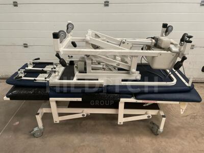 1 x Huntleigh Akron 3-Section Electric & 1 x Sidhil 2-Section Hydraulic Patient Couches