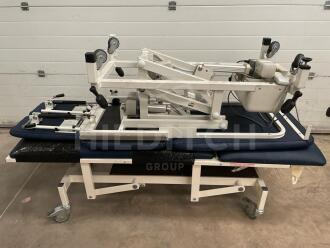 1 x Huntleigh Akron 3-Section Electric & 1 x Sidhil 2-Section Hydraulic Patient Couches