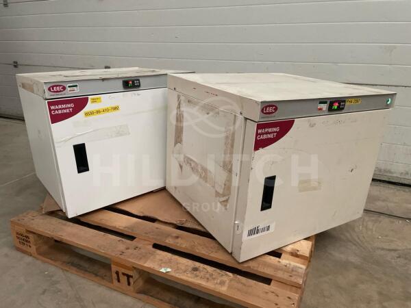 2 x LEEC W100 Warming Cabinets