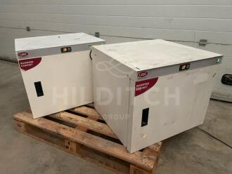 2 x LEEC W100 Warming Cabinets