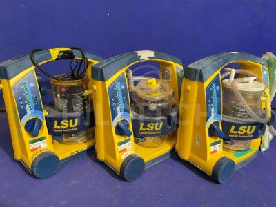 3 x Laerdal Suction Units